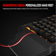 thumbnail image 4 of Teclado mecánico para jugar con una mano, 35 teclas, Mini teclado mecánico para jugar con una mano, controlador de juego ergonómico retroiluminado Ormromra 2033393-3, 4 of 9