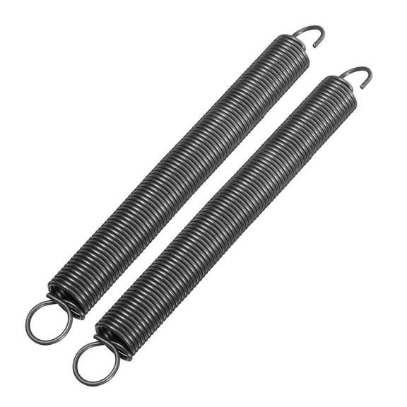 Masteelf 2pcs Heavy Duty Double Hook Tension Springs for Mechanical Applications Wear-Resistant Steel Wire Extension Springs with Hook