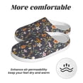 thumbnail image 6 of Goofa Wildflowers Print Womens Mens Cotton Lightweight House Slippers , Washable Home Slippers,Indoor Comfy Bedroom Cozy Slippers-40/41, 6 of 7