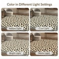 thumbnail image 7 of ODIKA Print Skin Spotted Hid Zebra Stripe Border Akin Fuzzy Fake Cow Flowing Dynamic for Dining Room, Basement, Large Office, Non-Slip Chair-Friendly, 7 of 7