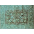 thumbnail image 1 of Ahgly Company Indoor Rectangle Oriental Light Blue Traditional Area Rugs, 7' x 10', 1 of 4