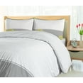 thumbnail image 5 of Ambesonne Geometric Duvet Cover Sets, Border with Flowers, 2-Queen, Pale Grey Marigold, 5 of 6