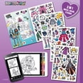 thumbnail image 2 of book 'n' app: Dress & Color ME - Monster High - 3-In-1 Activity Book, Mix & Match Stickers, Character Dress-Up, Fashion Coloring, App Play, Kids 4+, 2 of 8