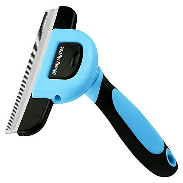LovelyMyPet Dog Hair Grooming Brush Deshedding Tool Stainless Steel