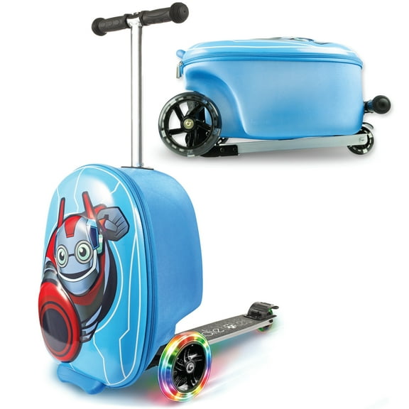 Kiddietotes 20" Child Hardside Kids Travel Luggage