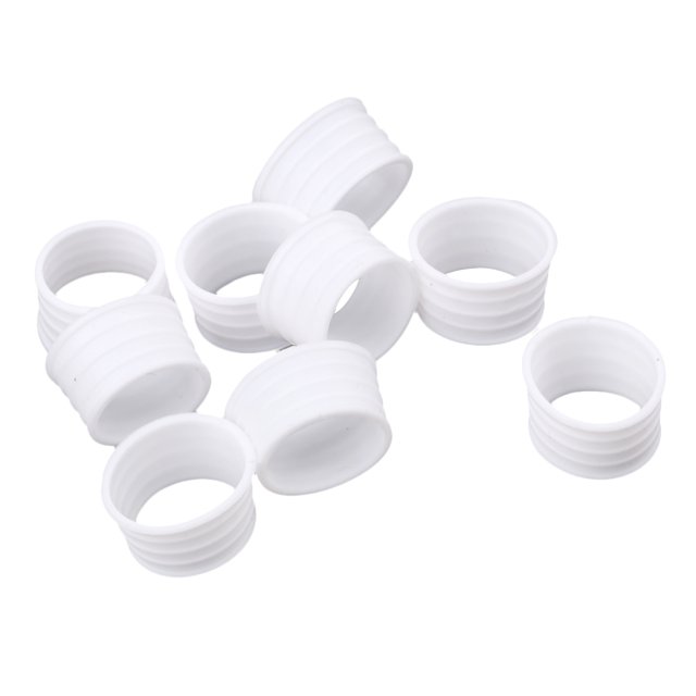10x Stretch Absorb Sweat Tennis Bádminton Raqueta Agarre Blanco Sunnimix Agarre de raqueta de tenis