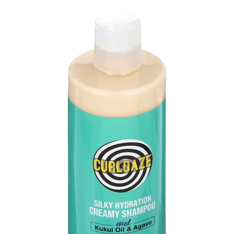 Curldaze Silky Hydration Cream Shampoo with Kukui Oil and Agave 12