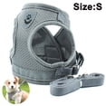 thumbnail image 1 of HZKAICUN Dog Harness and Leash Set for Dogs, Soft Mesh Padded Harness for Puppies and Cats, Reflective Adjustable Breathable Chest Harness for Walking, Running, Training, 1 of 9