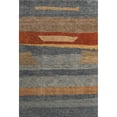 thumbnail image 2 of Addison Rugs Mayfield Premium Machine Washable Transitional Stripe Blue Rectangle Rug, 9' x 12', 2 of 7