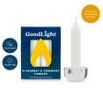 thumbnail image 4 of GoodLight Paraffin-Free Shabbat & Sabbath Ceremony Candles, Vegan Palm Wax, 3-Hour Burn Time (72 Unscented Shabbos Candles, White), 4 of 4