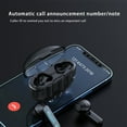 thumbnail image 6 of Earphone wireless, Hwkond Wireless Earbuds Bluetooth Headphones 5.3 Bluetooth Headsets Light-Weight Earphones With Microphone & Charging Case Display For TV Phone PC Laptop, Black, Up To 60% Off, 6 of 7