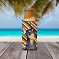 thumbnail image 3 of Doberman Candy Cane Holiday Christmas Ultra Hugger for slim cans, 3 of 6