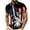 #2_Multicolor, variant on Men's Patriotic Polo Shirt Button Down Blouse Independence Day Tops USA Flag Printed Short Sleeve Blouses Collared Top Dressy Casual Tshirt Anti-Wrinkle Travel Polo Shirts