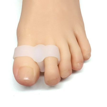 Gel Bunion Toe Spreader - ZenToes Toe Separators with 2 Loops - Pack of 4 Soft Gel Bunion Correctors