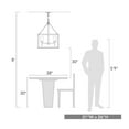 thumbnail image 5 of Golden Lighting Smyth 4-light Chandelier in Gunmetal Bronze, 5 of 9