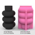 thumbnail image 5 of Milue Donuts Vase Silicone Mold Simple Style Makeup Pen Holder Resin Mold DIY Craft, 5 of 8
