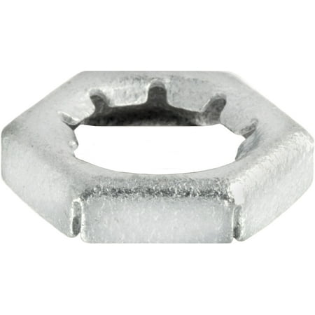 

Clipsandfasteners Inc 100 Hex Palnuts 3/8-24 Thread 9/16 Hex Zinc