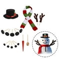 thumbnail image 3 of Christmas Snowman Decorating Making Kit Outdoor Fun Christmas Winter Holiday Party Snowman DIY Making Kit Decoration Gift wooden A, 3 of 6