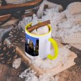 thumbnail image 5 of 3dRose, Germany, Bavaria, Rothenburg ob Der Tauber, building and streets, 15oz Two-Tone Yellow Mug, 5 of 7