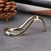 2PCS Short Handle Curved Pipe Pipe Stand Holder, Beginner Pipe Kit --Stainless steel pipe holder and smoking accessories