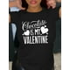 thumbnail image 1 of Chocolate is My Valentine" Women's T-Shirt - Casual Crew Neck, Short Sleeve Top for Spring & Summer, Soft Tee For Adult, Men, Women, Teen, Teenager, Adolescent, Youth, 1 of 4