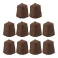 thumbnail image 1 of Rectangular Synthetic Materials Block Dark Brown Vegetables Breathable Moisturizing 10Pack, 1 of 8