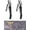 Black, variant on Wine Key! - Professional Waiter's Corkscrew Wine Bottle Opener with Foil Cutter (2-Pack)
