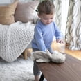 thumbnail image 4 of Ingenuity Premium Soft Plush Soothing Bean Bag Lovey - Farrow the Hedgehog, Ages Newborn +, 4 of 5