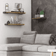 thumbnail image 4 of Repisas Flotante Minimalista para Decorar 3 piezas Marron claro, 4 of 4