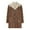 Khaki, variant on Women Lined Suede Lapel Button Mid Length Peacoat Dual Side Pocket Polyester Winter Outerwear 1pc S-XXL True To Size Plus Size Friendly