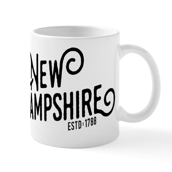 CafePress - New Hampshire Mug - 11 oz Ceramic Mug - Novelty Coffee Tea Cup