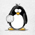 thumbnail image 3 of CafePress - Volleyball Penguin Kids Light T Shirt - Light T-Shirt Kids XS-XL, 3 of 4