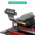 thumbnail image 6 of PCIE4.0 4X Right Angle Risers Card Extender 180 Degree to 90 Degree Ribbon Extender Card for Computer Motherboard, 6 of 7