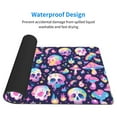 thumbnail image 3 of Cauagu mushroom colorful Skull star for Large Mouse Pad,XXL Extended Gaming Mouse Mat Long Extended Desk Mat Big Desk Pad Mat(16 x 29.5in) for Work/Game/Office/Home, 3 of 8