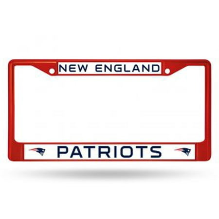 Celebrates New England Patriots Framed - Rico Industries NFL Color License Plate Frame, New England Patriots