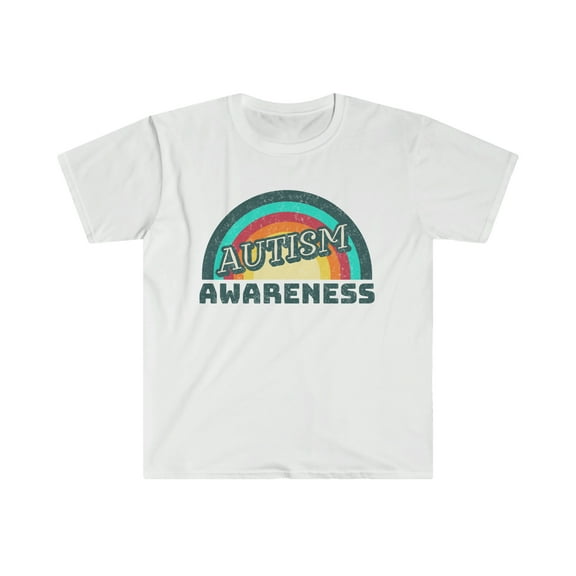 Autism Awareness Unisex Softstyle T-Shirt Blue Month For Autism in April