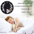 thumbnail image 3 of ZXCXRQFa Moon Lunar Eclipse Silent Non Ticking Wooden Clock 10 Inch, Round Wall Clock,Decorative for Living Room, Kitchen, Home,Bathroom, Bedroom, Office or School, 3 of 7
