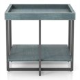 thumbnail image 3 of Furniture of America Humere Wood Table d'Appoint à 1 Tablette en Bleu Antique, 3 of 7