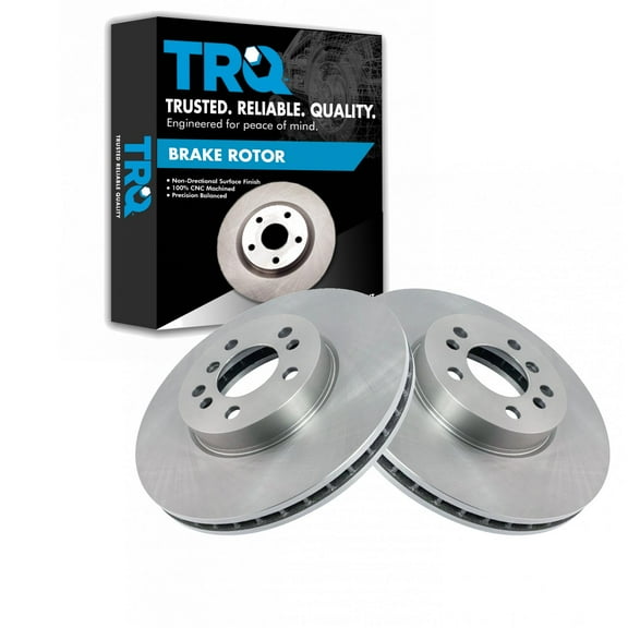 TRQ Front Brake Rotors Set Vented Fits Select 2000-2006 BMW X5