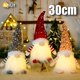 thumbnail image 2 of Muñeco sin rostro navideño de 45cm, Gnomo elfo con luz Led, adornos navideños para el hogar, Navidad, Año Nuevo, regalos para niños 2023, 2 of 4