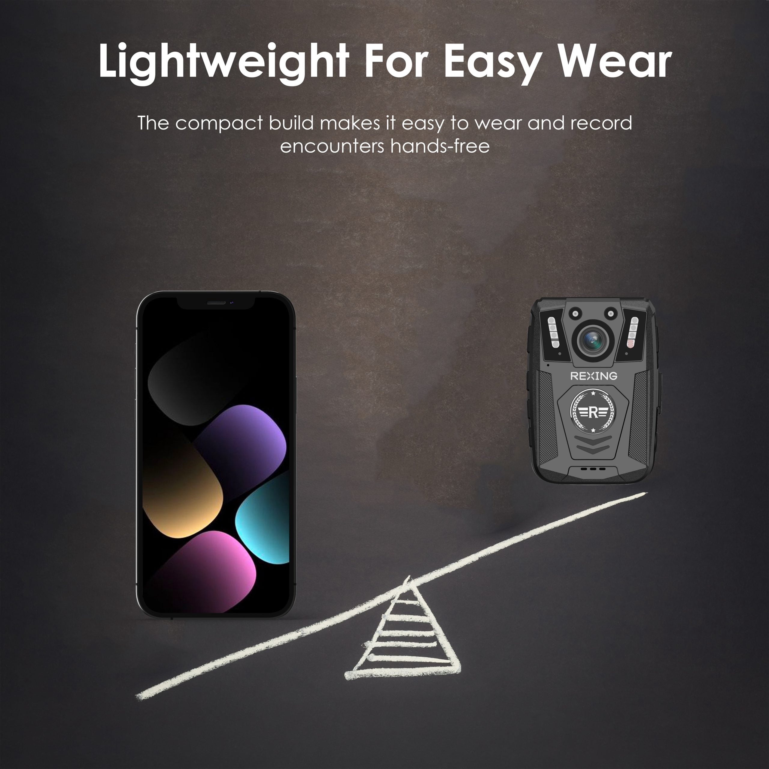 Rexing P2 FHD Body Camera 1080p Full HD With Type-C Port