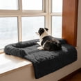 thumbnail image 3 of Soothing Pet Bed Mat with Supportive Neck Bolster Protector Cushion for Cats and Dogs, 3 of 5