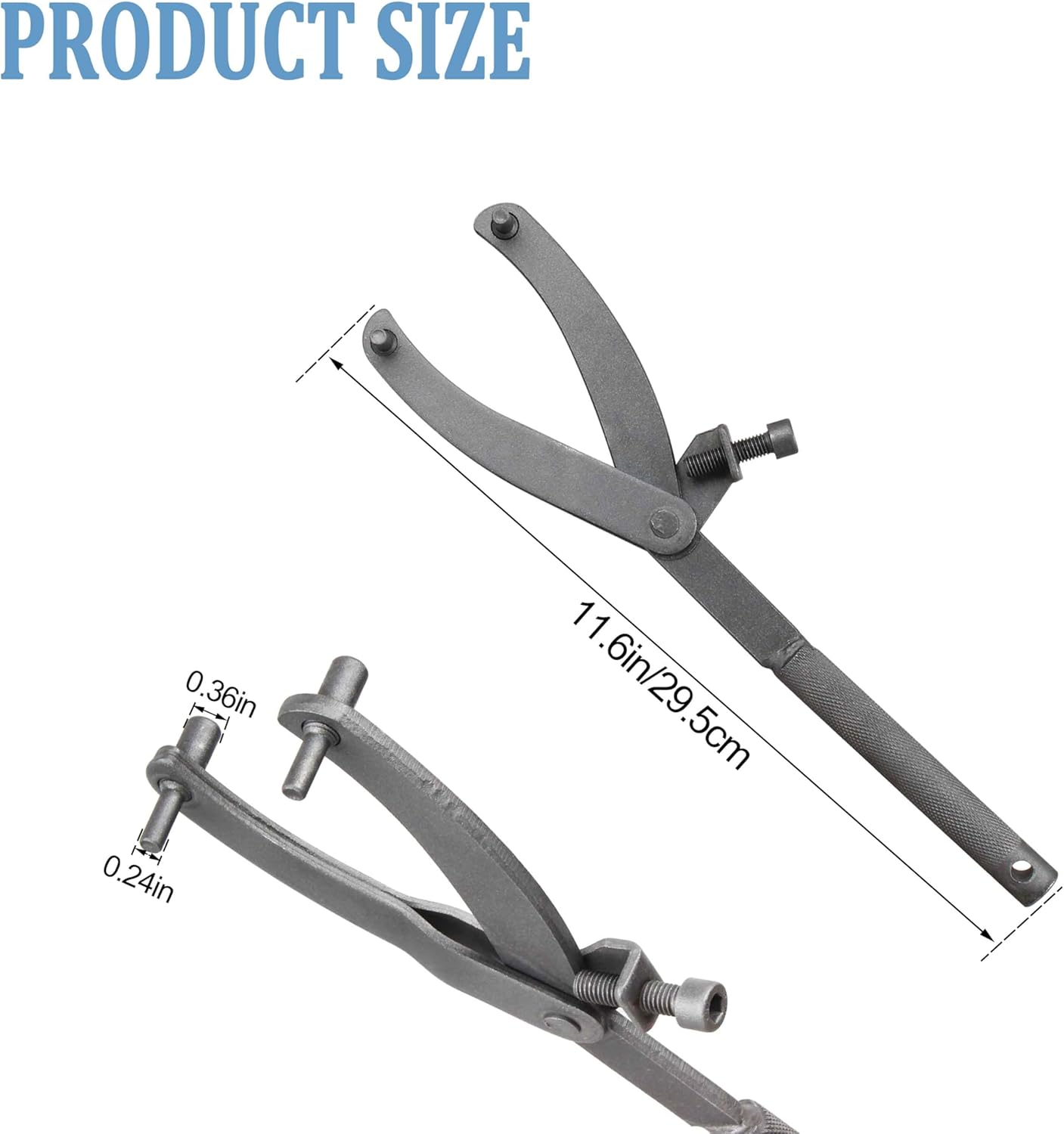 MKEUDQ-Adjustable Wrench Clutch Adjustable Wrench Holder, Suitable for Different Flywheel Distances and Sizes(1Pack)