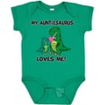 thumbnail image 3 of Inktastic My Auntiesaurus Loves Me Boys or Girls Baby Bodysuit, 3 of 5