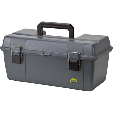 Portable Tool Box, 20-1/4 In. with Gray Storage Plastic Material