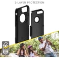 thumbnail image 6 of OtterBox Commuter Case for iPhone 8 Plus & iPhone 7 Plus ONLY,Polycarbonate, Thin Profile,Non-Retail Packaging - Rosmarine, 6 of 8