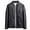 Black, variant on IYTR Men's Casual Zip Up Leather Jacket Long Sleeve Waterproof Motorcycle Biker Jackets Fashion Leather Coat (Black,L)