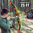 thumbnail image 2 of MAVOLIO Kids Bow and Arrow Set with LED Light Up, Kids Archery Set Outdoor Indoor Sport Toys for Boys Girls Ages 4-12, 16 Suction Cup Arrows with Standing Target & Quivers, 2 of 9