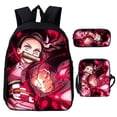 thumbnail image 1 of Mochila Dem@@2on Slayer, juego de 3 piezas: mochila para portátil con estuche para lápices y bolsa para el almuerzo., 1 of 5