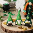 thumbnail image 4 of Mini St. Patrick's Day Gnomes Figures Tiny Gnomes Figurines for St. Patrick's Day Gift Small to Hide Rubber Statues for Day Party Favors Goodies Bag Accessories, 4 of 5